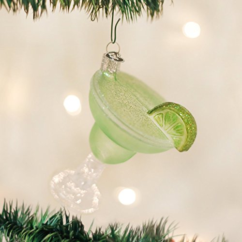 Margarita Glass Christmas Ornament Handcrafted Holiday Decoration