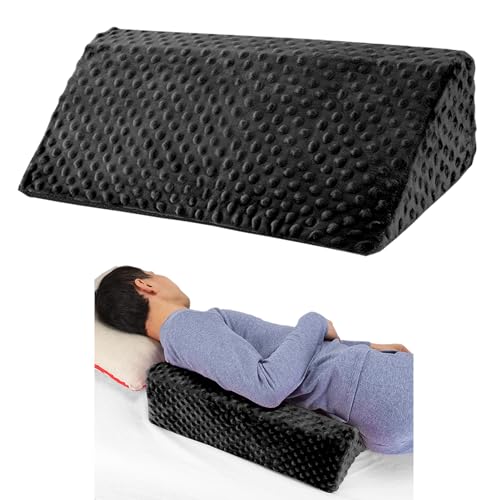 Ergonomic Wedge Pillow for Side Sleeping - Non-Slip Foam Support