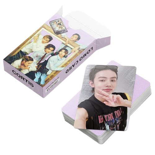 60-Piece Photo Card Set with 32 Stickers, Collectible Lomo Cards Gift