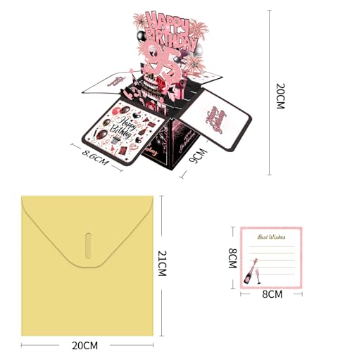 95th Birthday Card with 3D Design - Perfect for Grandma