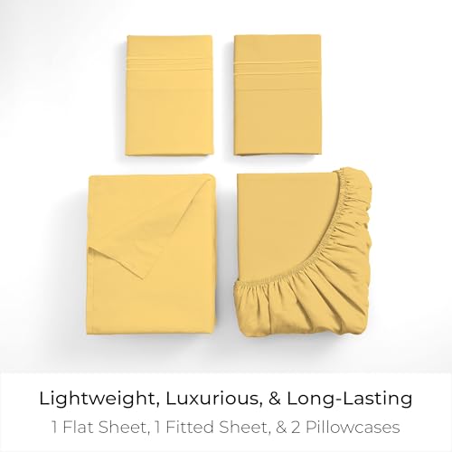Mellanni Iconic 4-Piece Full Bed Sheet Set 16