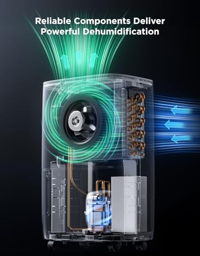 Smart Dehumidifier for Home 4500 Sq Ft 50 Pints with WiFi and Drain Hose