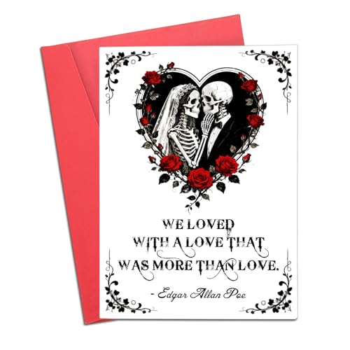 Aiseavril Cadeau Skeleton Boyfriend Card for Him Her - Romantic Anniversary Valentine's Gift