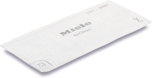 Miele AirClean Filters - Genuine Dust Trapping System for Fresh Home Air | Pack of 3 - White