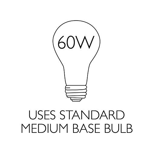 Design House Vanity Lights, 6 Linear Lights, Dimmable, Horizontal or Vertical Use, Uses (6) 60W Bulbs, For Bathroom/Makeup Vanity, Polished Chrome, 36.0 in. L x 4.33 in. H x 2.0 in. D, 500942