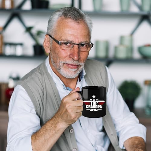 Top Grandpa Mug 11Oz - Christmas Birthday Gift from Grandkids - Silkwishes
