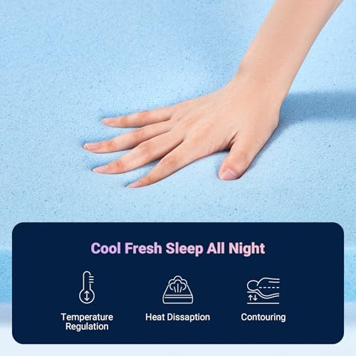 10-Inch Twin Hybrid Mattress, Cooling Gel Memory Foam & Pocket Springs