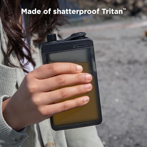 Rabbit Black Leak-Proof Discreet Flask - 6.5oz Portable Shatterproof Travel Container