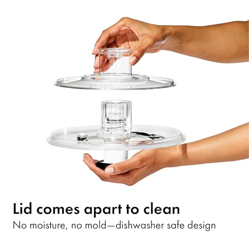 Large Salad Spinner with One-Touch Press Pump, 6.22 Qt Fruit & Vegetable Washer