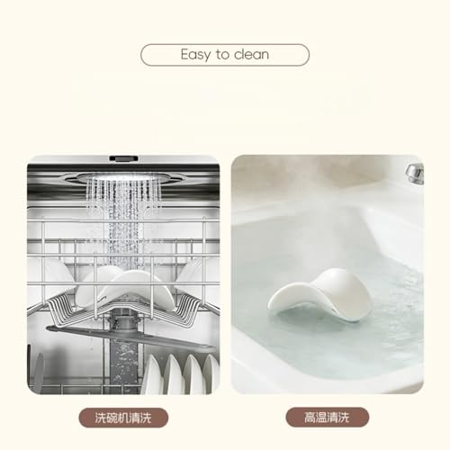 Silicone Flour Pouring Chute and Splash Guard for Stand Mixers