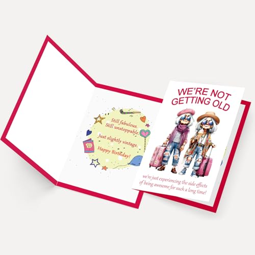 Funny Birthday Card for Best Friend Women Sister Coworker