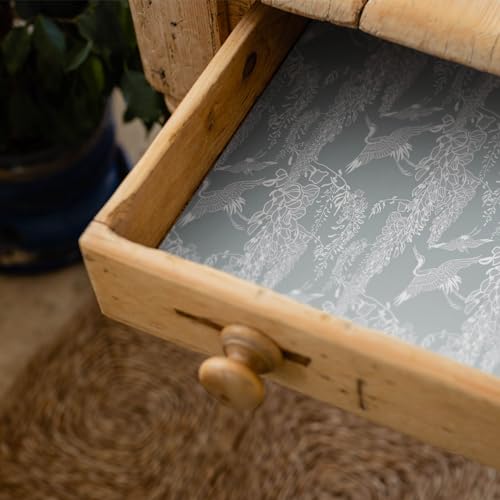 Scented Drawer Liners with Heron Design - Fresh Linen, 5 Sheets