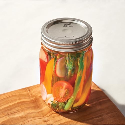Regular Mouth Mason Jar Lids for Canning & Preserving - 96 Count