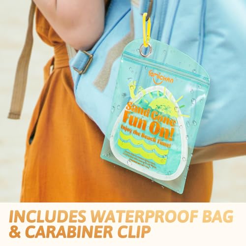 famichan Triangle Sand Remover Powder Puff - Beach & Vacation Essential