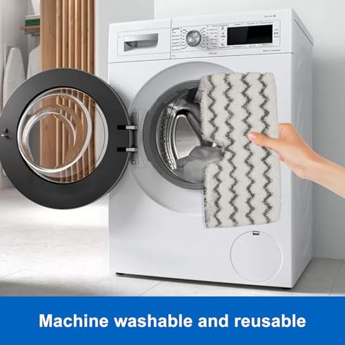 6 Pack Microfiber Steam Mop Replacement Pads for Rectangle Steam Pocket Mops