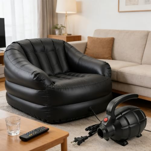 Electric Air Pump for Inflatables - 600W, 20L/min, 4 Nozzles