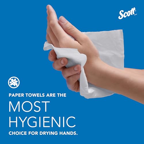 Commercial C-Fold Paper Hand Towels - Bulk 2,400 Sheets (12 Packs of 200)