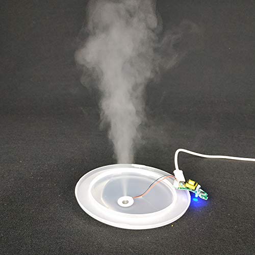 20mm Ultrasonic Humidifier Mist Maker Ceramic Disc with Sealing Ring - 2 Pack