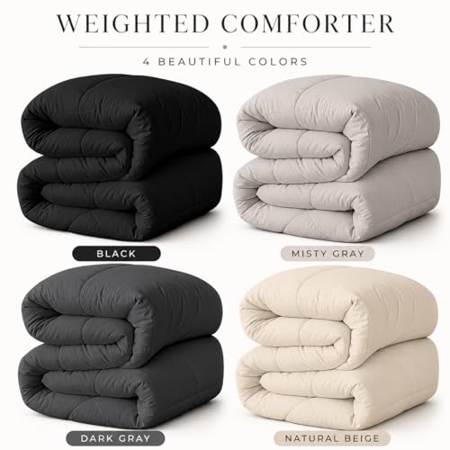 King Size Heavy Weighted Comforter 40lb | Ultra Soft & Breathable