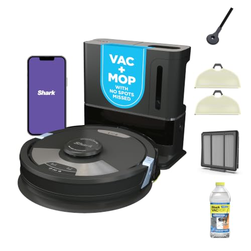 2-in-1 Robot Vacuum and Mop with Self-Empty Base and Sonic Mopping
