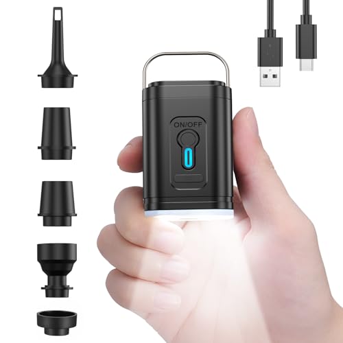 Portable Mini Electric Air Pump for Inflatables, Pool Floats & Mattresses
