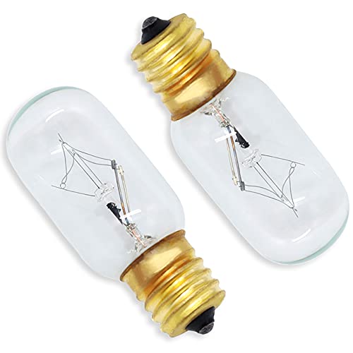 WB36X10003 Microwave Light Bulb 40W 130V E17 Replacement - 2 Pack