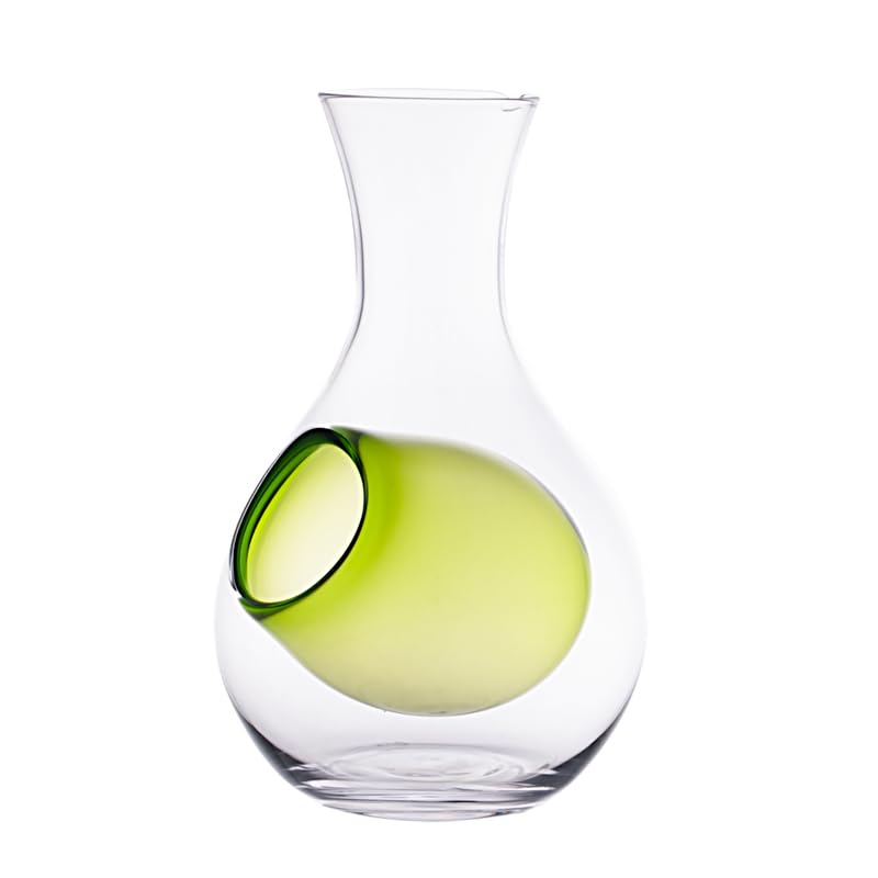 Urban Tokyo Green Pocket Japanese Sake Set with Ice Cavity Decanter & Cups