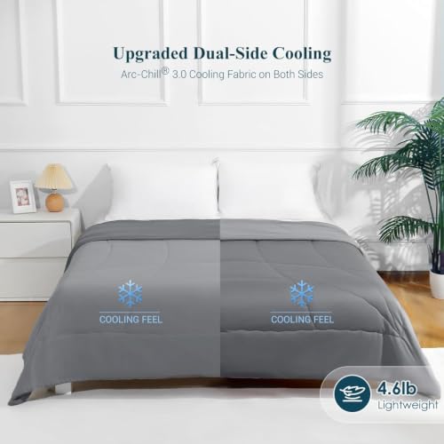 Cooling Comforter Queen Size - Arc-Chill 3.0 Double-Sided Fabric