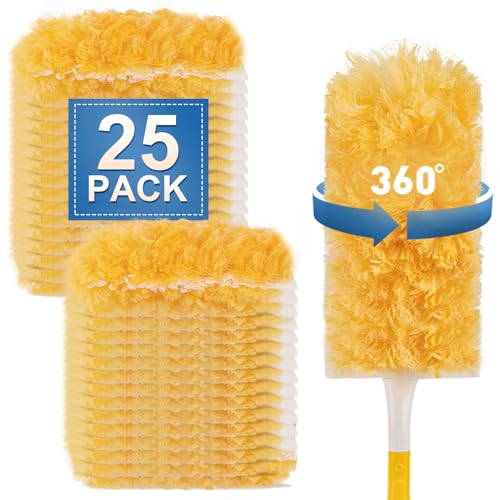 Heavy Duty Disposable Duster Refills - Multi-Surface Cleaning (25 Pack)