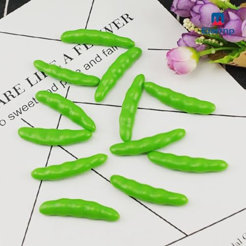 30 Pcs Artificial Little Peas - Lifelike Faux Vegetable Decor for Kitchen