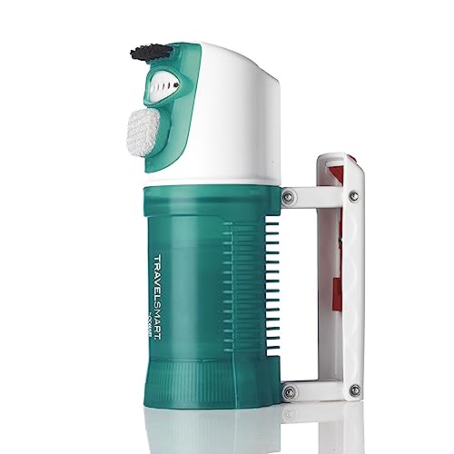 Conair Travel Steamer for Clothes - Mini Portable Fabric Steamer, Dual Voltage, Green