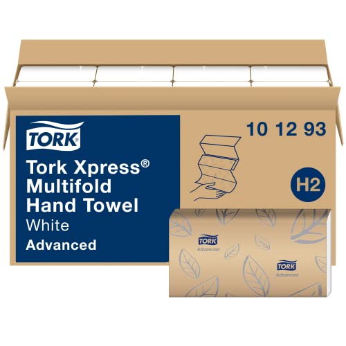 Soft 2-Ply Multifold Paper Hand Towels, White - 16 Packs x 189 Towels