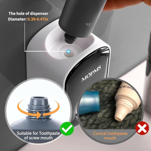 Automatic Toothpaste Dispenser Wall Mounted Hands-Free Squeezer Holder