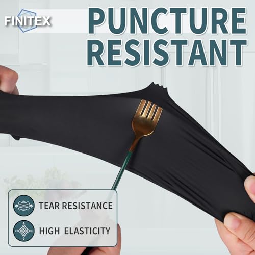 Black Nitrile Disposable Gloves 5 Mil Powder Latex Free - 100 Count (XL)