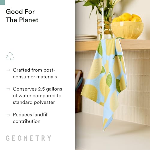 Quick-Dry Microfiber Kitchen Tea Towels - Ultra-Absorbent Dish Towels (2 Pack)