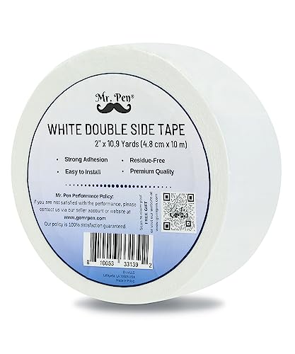 Double Sided Carpet Tape for Rugs on Hardwood Floors - 2 Inch x 11 Yards