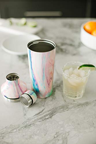Simple Modern Midnight Black Insulated Cocktail Shaker Set with Jigger & Lid