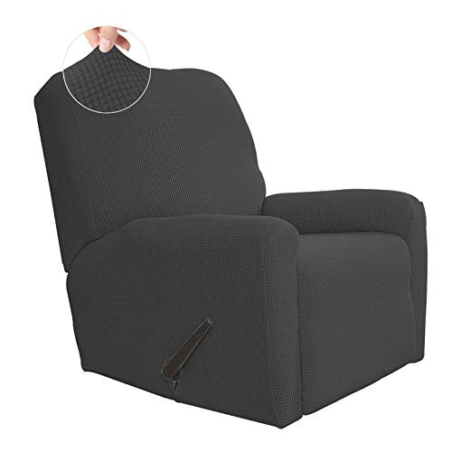 4-Piece Stretch Recliner Chair Slipcover - Elastic Furniture Protector
