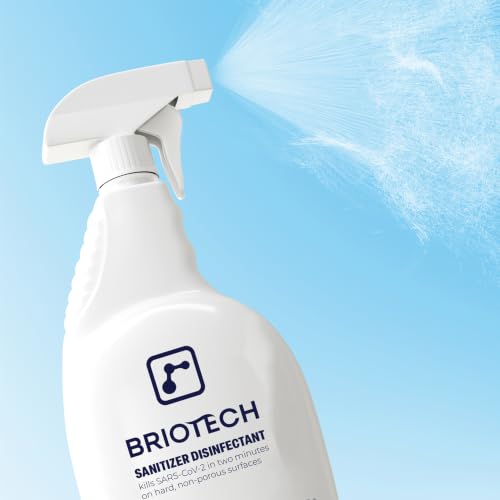 BRIOTECH Hypochlorous Disinfectant & Sanitizer, 1 Gallon Refill
