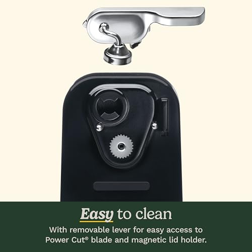Automatic Electric Can Opener with Magnetic Lid Holder & Nonslip Base