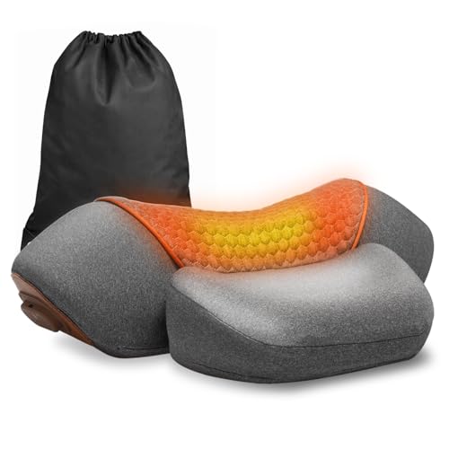 3-in-1 Neck Massager Pillow with Heat - Cordless Deep Tissue Relief