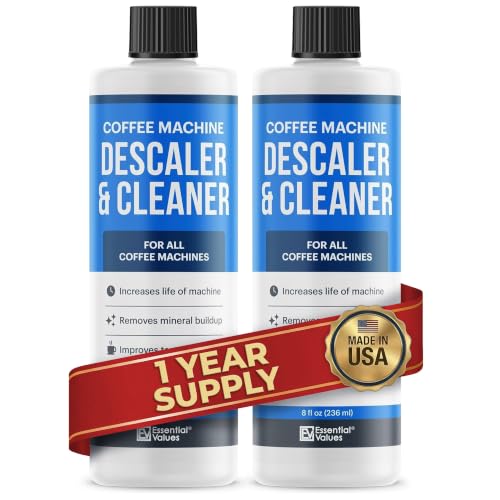 Universal Coffee Machine Descaling Solution & Cleaner - 2 Pack (4 Uses)