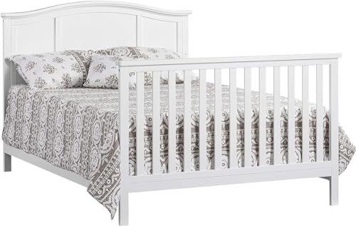 4-in-1 Convertible Nursery Set with Toddler Guard Rail and Full Bed Kit