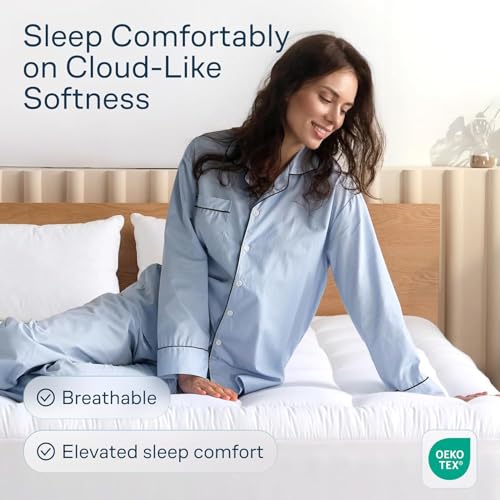 Niagara Sleep Solution Cotton Cooling Mattress Topper Queen Size