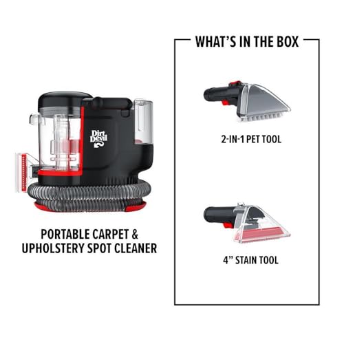 Portable Spot Cleaner Machine for Carpet and Upholstery with Pet Tools