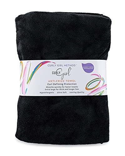 Microfiber Curly Hair Towel for Women - Anti-Frizz & Fast Drying for Curls