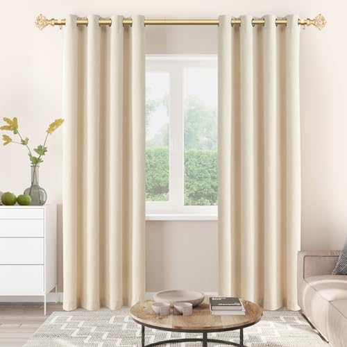 Gold Translucent Diamond Curtain Rod Finials for 3/4 Inch Drapery Rods