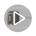 15oz Green Elephant Ceramic Tea Mug with Tea Bag Holder - Handcrafted Gift