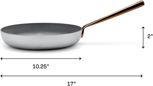 Great Jones Large Frying Pan - 10.25 Inch Nonstick Ceramic | Nontoxic, PTFE & PFOA-Free, Induction Safe