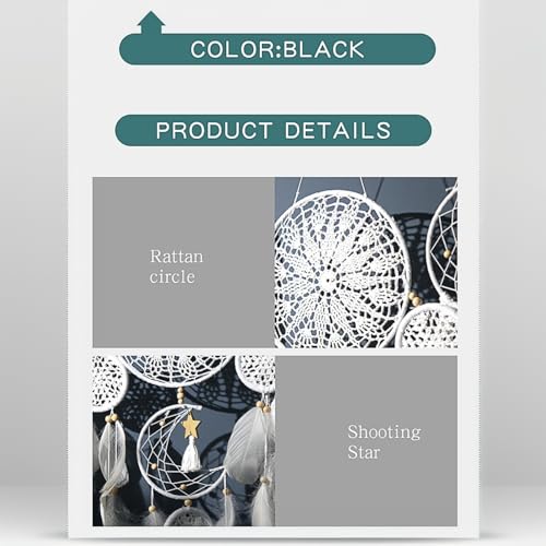 Large Boho Dream Catcher Wall Decor with Luxurious Feathers and Beads